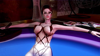 3D Futanari Animation Where Sexy Shemale Fucks Hot MILF, Creampie Animated Porn