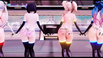 MMD 3D Hentai Girls Dancing Fucking