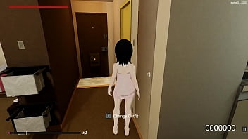 Roshutsu [SFM Hentai Game] Ep.1 Exhibitionist Japanese Girl Naked In The Public Street