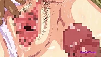 Hentai Brunette MILF Huge Tits Milk Show