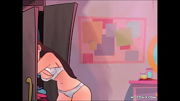 Sleeping In The Couple's Room! The Naughty Home Animation   Title 01