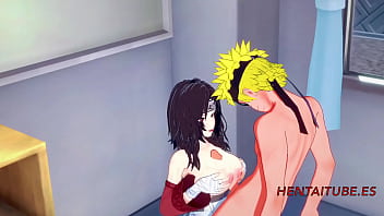 Naruto Hentai 3D   Kurenai Bobjob And Fuck By Naruto And He Cums In Her Boobs And Pussy