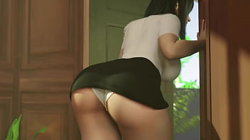3D Hentai Tifa Lockhart Creampied Fucked In The Office To Get Job Final Fantasy 7 Remake Uncensored