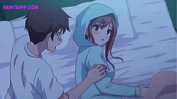 Stepbrother And Stepsister Share Same Bed First Time   Hentai Episode 1