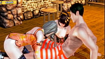 Hentai 3D   Two Beauty Girl Get Fuck At The Bar