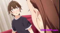 Two Horny Hentai Girls Share Same Cock In Threesome