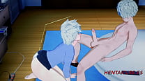 Boku No Hero Hentai 3D   Mitsuki & Bakugou Katsuki Handjob, Blowjob And Fuck On The Table   Hentai 3D