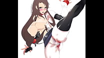 [Hentai] Sexy And Lewd Tifa Of Final Fantasy Fighting With Her Big Boobs
