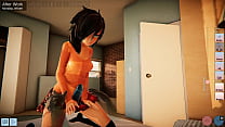 Our Appartment [Hentai SFM Game] Ep.1 Pussy Penetration Is Not So Easy With A Wiggling Dick
