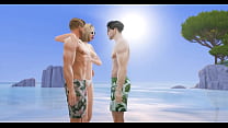 Beach Walk With Taylor And Joe   3d Hentai   Preview Version