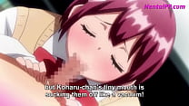 Blonde & Redhead Girls Fuck In Threesome [ Hentai ENG Subs ]